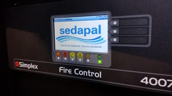 panel contra incendio sedapal